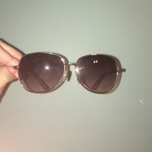 Rose gold aviators from aero